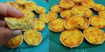 Mini quiche de alho poró