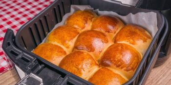Pão caseiro na airfryer