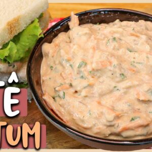 Patê de atum caseiro ana maria cremoso