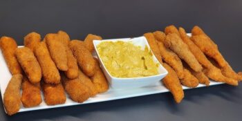 Petisco super crocante de peixe