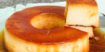 Pudim com 3 ingredientes