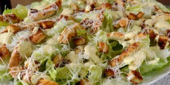 salada caesar para 4 pessoas