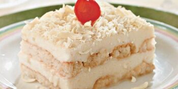 Torta de biscoito champanhe com leite condensado