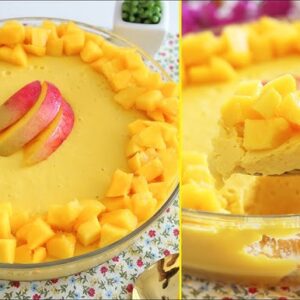 Torta de manga e maracujá com chantilly de coco receita