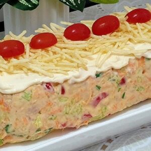 Torta fria de atum como preparar