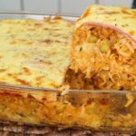 Arroz de forno com frango desfiado receita