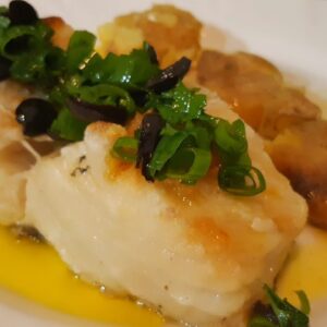 Bacalhau defumado na brasa receita