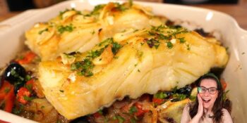 Bacalhau grelhado para 2 pessoas