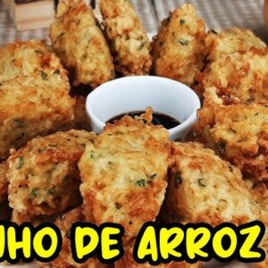 Bolinho de arroz integral receita
