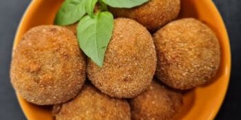 Bolinho de batata-doce com charque
