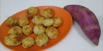 Bolinho de batata-doce na airfryer