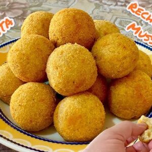 Bolinho de batata super recheado