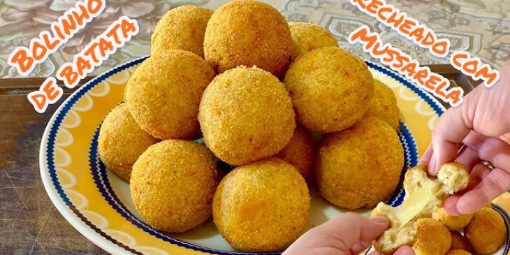 Bolinho de batata super recheado