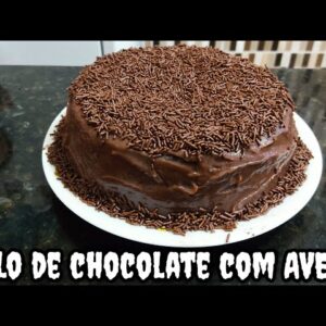 Bolo de avelã com chocolate gianduia receita