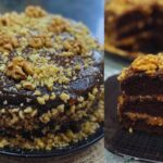 Bolo de cacau com caramelo salgado e flor de sal ana maria