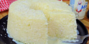 Bolo de tapioca com coco que não vai ao forno