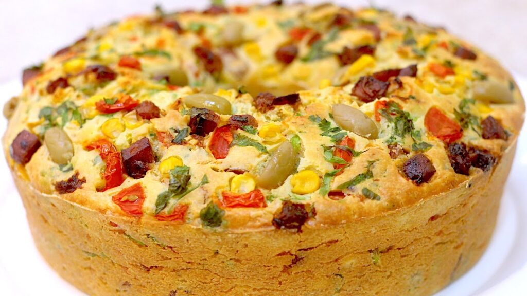 Bolo salgado rápido receita