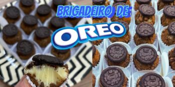 Brigadeiro de oreo de chocolate