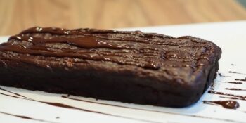 Brownie vegano com batata doce
