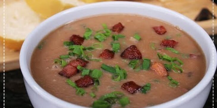 Caldo de feijão com mandioquinha receita