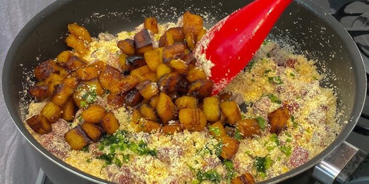 farofa de bacon com banana da terra