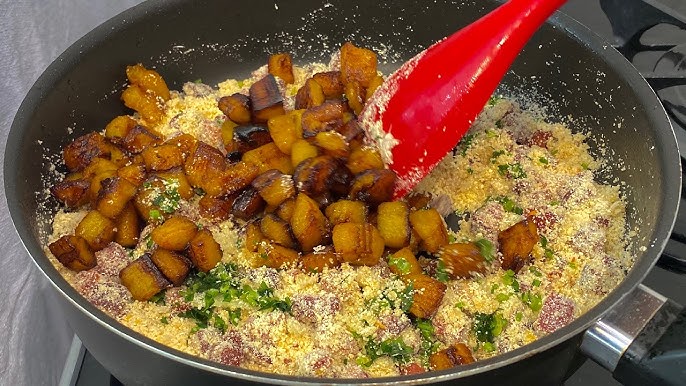 farofa de bacon com banana da terra