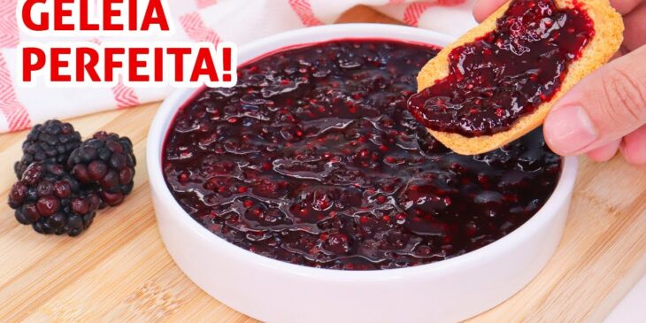 Geleia caseira de amora receita
