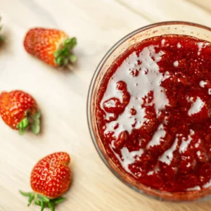 Geleia de morango caseira sem açúcar