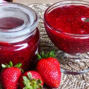 Geleia de morango com chia receita