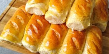Pão caseiro fofo sem leite e ovos