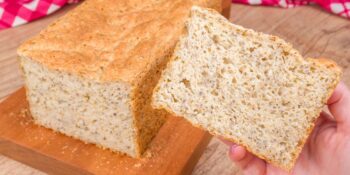 Pão de inhame fofinho 4 ingredientes