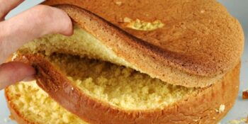 Pão de ló para rechear