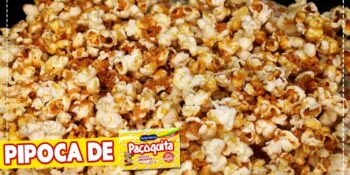 Pipoca com amendoim