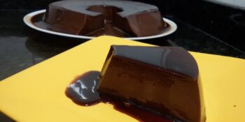 Pudim de café sem forno