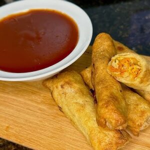 Rolinho de primavera na airfryer receita