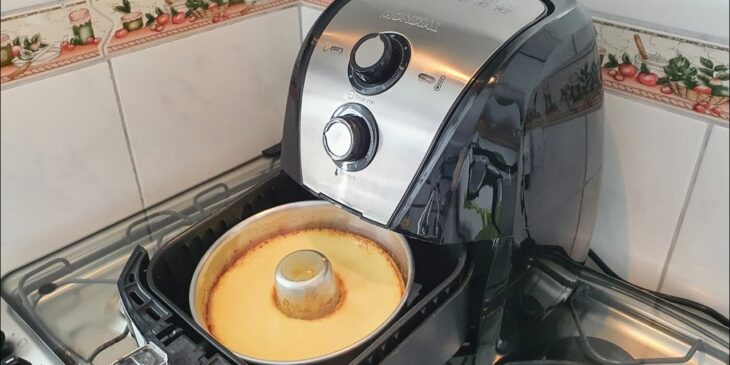 Sobremesa rápida na airfryer receita