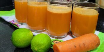 Suco de cenoura reforçada