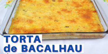 Torta salgada de bacalhau