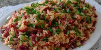 Arroz carreteiro com sobras