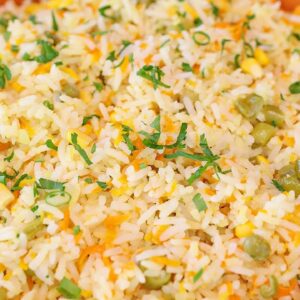 Arroz de festa com verduras ana maria