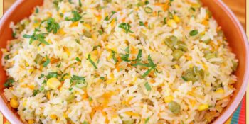 Arroz de festa com verduras