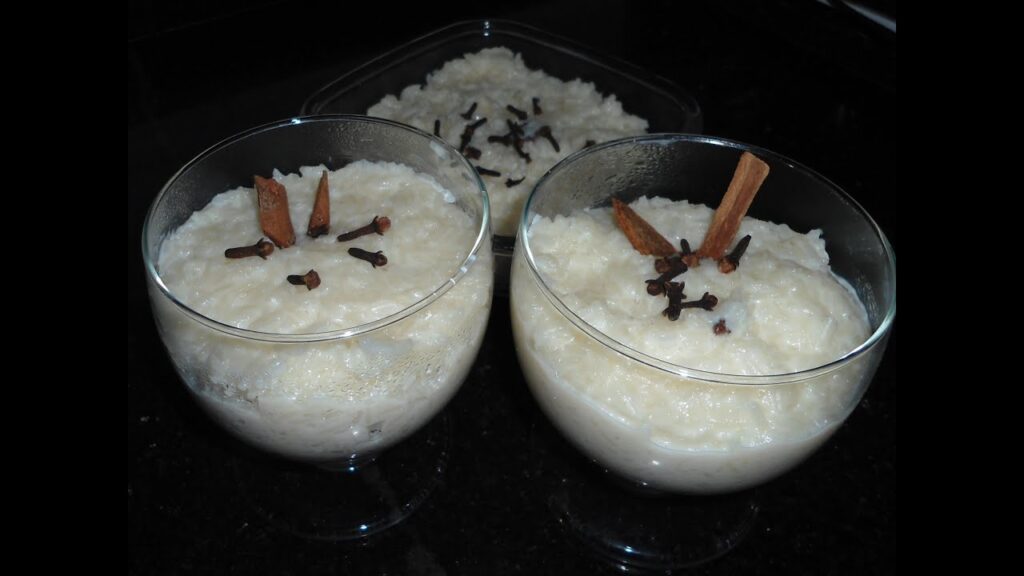 Arroz doce com cravo receita