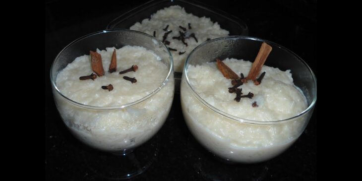 Arroz doce com cravo receita