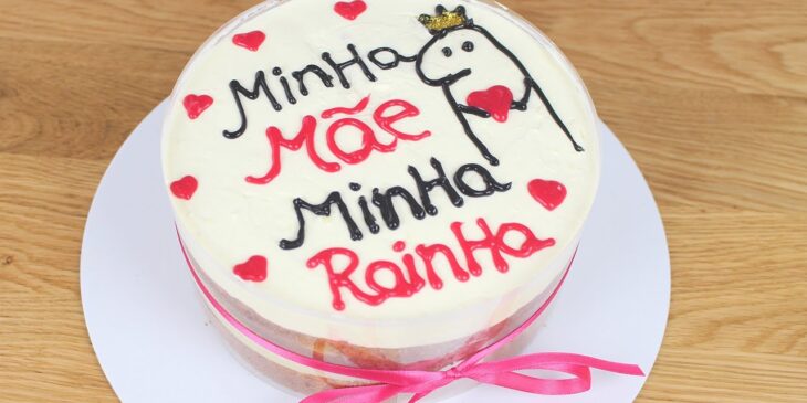Bento cake de Dia das Mães pequeno receita