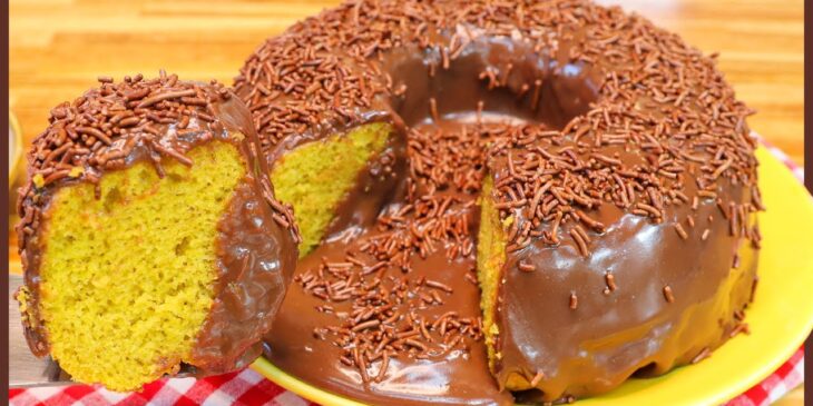Bolo de cenoura com óleo de coco receita