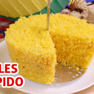 Bolo de cuscuz nordestino receita
