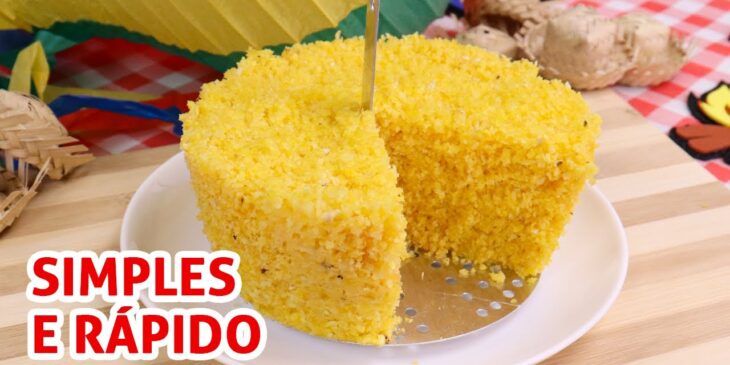 Bolo de cuscuz nordestino receita