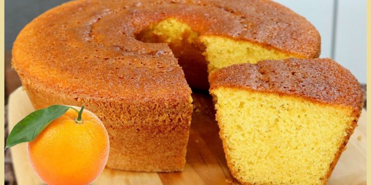 Bolo de laranja do caderno de vó receita