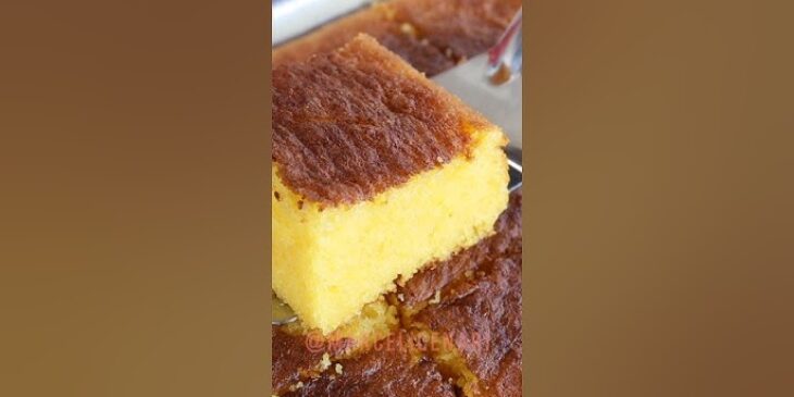 Bolo de milho de latinha da vovó fofinho