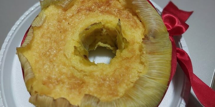 Bolo de pamonha cremoso tudo gostoso